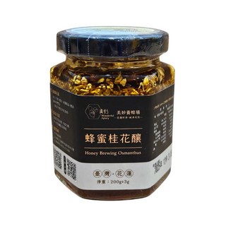 花東嚴選 花蓮優質好蜜美妙養蜂場 蜂蜜桂花釀/天然蜂蜜 (超取限購4罐), 1個, 蜂蜜桂花釀