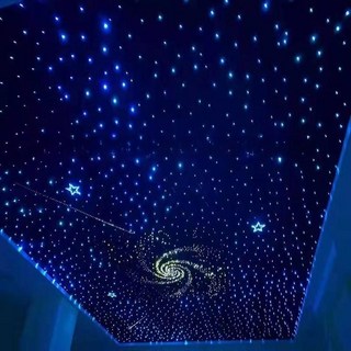 우주 천장조명 야광별 침실 프로젝트 무드등 야광, 화려한 별이 빛나는 하늘 600x600mm