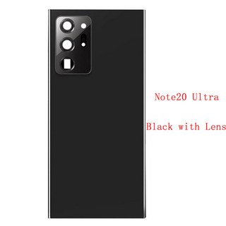 휴대폰 수리 후면 도어 배터리 커버 하우징 케이스 호환 노트 20 울트라 N985 N986 커버 로고 부품 포함