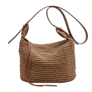 草編包 女包 單肩斜挎包 簡約休閒度假旅行