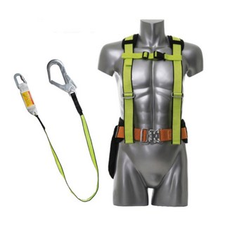 목수 사다리고소작업 안전용 웨빙죔줄 상체식 안전그네 튼튼한, 상체식 웨빙형광, 1개