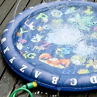 에디홈 알파벳 유아동 물놀이 분수매트 미니 풀장 어린이 수영장 HO-K33 중형, 1개