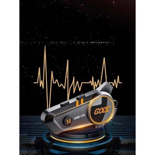 오토바이Hengjiang-C50 헬멧 블루투스 오디오 헤드셋, 1개, C50Pro+ MESH 혼성 인터콤