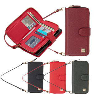 갤럭시 S25 FE 사피아노 천연 소가죽 지갑 케이스 썸네일