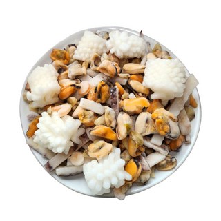 수산잇츠 냉동 해물모듬 해물믹스 5종 해물파전 해물라면, 2개, 500g