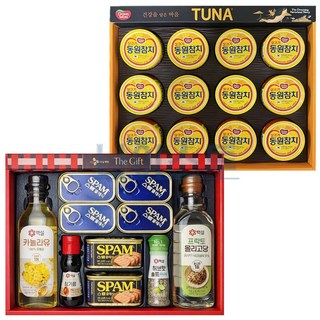명절선물세트 동원참치 s12호 +CJ스팸 TD호 스팸 거래처 추석 설 고객 회사직원 선생님