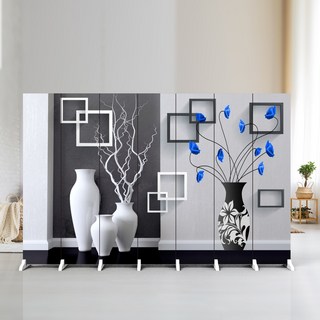 이동식 접이식 패브릭 가림막 셀프가벽 파티션 사무용 주방 거실 공간분리, R-05