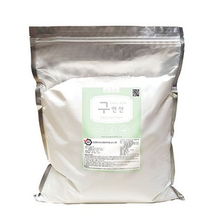구연산 5KG/세탁 세정 청소용, 1개, 5kg