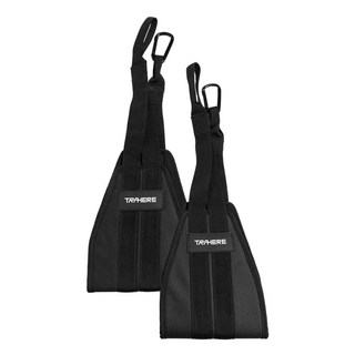 Atflee Trahere 韓國超寬門框式引體向上單槓 TB7, Trahere AB吊帶, 黑