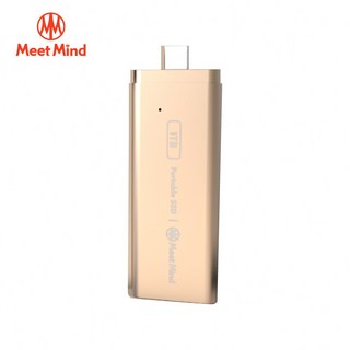 Meet Mind GEN2-04 1TB SSD 固態行動碟 高速傳輸 輕巧便攜, 金色