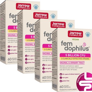 Jarrow FORMULAS 賈羅公式 Fem Dophilus女性益生菌膠囊, 60顆, 4盒