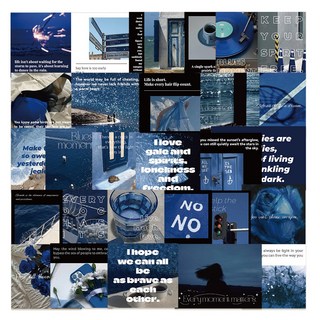 잇x디자인 노트북 캐리어 아이폰 리무버블 스티커, 1세트, 블루밍모먼츠30