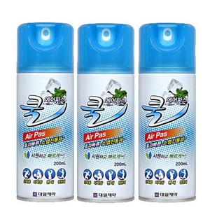 대일제약 쿨 에어파스(효과빠른 소염진통제) 200ml, 1개입, 3개