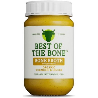 호주 베스트오브더본 BEST OF THE BONE Bone Broth Concentrate - Turmeric Ginger 강황 생강 후추 본 브로스 농축액, 1개, 390g