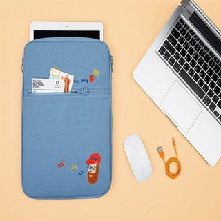 [llon몰] 부클비어드맨 13노트북파우치 탭파우치