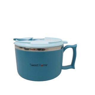 Sweet Home #304 密封湯碗 1000ML, 呷味XO#304密封湯碗1000ML＿藍, 1個