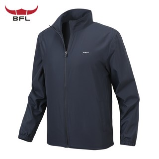 버팔로 봄 가을 남자 솔리드 바람막이점퍼 집업 아웃도어 간절기 점퍼 자켓 방수방풍