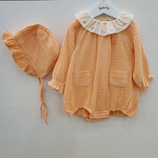 아가방 23년가을신상~! *제인자수카라바디수트(모자)* 가을부터 봄까지~ 고급 실내&외출복~!! #인기상품#