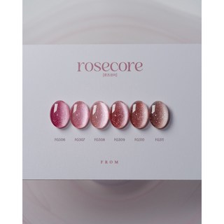 프롬더네일 로즈 코어 자석젤 6종 세트, 1개, 10ml, 단일세트