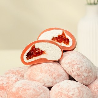 더바른 딸기크림떡 개별포장 딸기모찌, 1박스, 360g