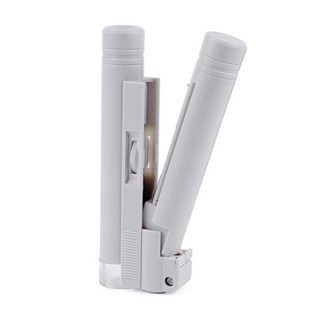 100倍 顯微鏡 放大鏡 LED燈 鑑定珠寶 古玩 玉石 翡翠 印刷 網點, 1個