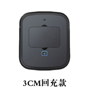 超薄3cm掃地機器人，智慧全自動迴充，掃拖吸一體，家用清潔好幫手, 黑色自動回充款
