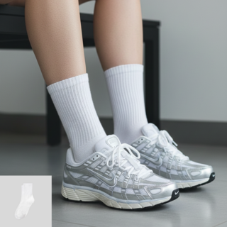 국내매장판 나이키 여성 P-6000 러닝화 운동화 메탈릭실버 블루틴트 (중목양말증정)