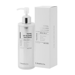 라보니따 토탈 유브이 가드 선크림 /SPF50+PA++++/대용량 300g/안심 저자극 임상완료/톤업선크림, 300g, 1개