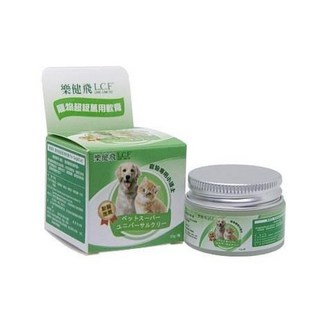 LOVE CAN FLY 樂健飛 寵物萬用膏 15g，舒緩皮膚搔癢紅腫，天然成分呵護敏感肌膚，快速吸收不黏膩, 1個