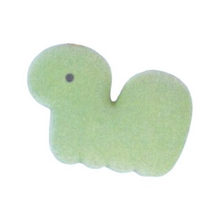 【M.M小舖】T-ARTS 轉蛋 扭蛋 Petty dust 植絨恐龍扁平吊飾 - 恐龍 吊飾 公仔 植絨 全8款, 1個, D款/淡綠色-駝背