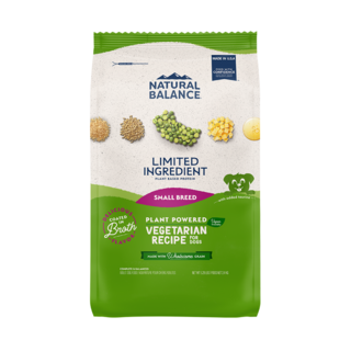 내추럴발란스 성견용 LI 야채 레시피 브로스 코팅 사료, 곡물, 2.4kg, 1개