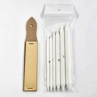 찰필6종심갈이사포세트 블렌딩도구세트 미술드로잉