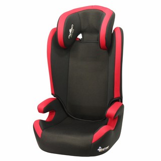 tonybear 兒童成長型汽座，加厚防撞透氣舒適，多段調整安全座椅, 黑紅色, 黑紅色