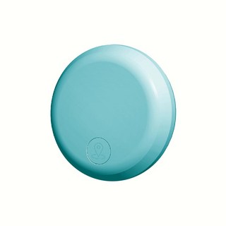 GPS定位器 安卓/蘋果通用 Find Tag全球定位器 追蹤器 防丟器 兒童老人定位神器 寵物防丟器, 藍色【台灣芯片】+送皮套,蘋果專用版, 1個