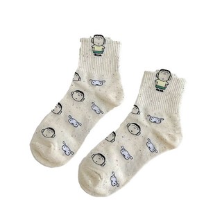 可愛卡通造型襪 柔軟舒適透氣吸汗 展現時尚品味