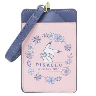 莫莫日貨 KAMIO 日本進口 寶可夢 皮卡丘 合成皮革伸縮票卡夾，可愛證件卡套，方便通勤