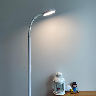 Fine Goods LED照明長落地燈, 白色