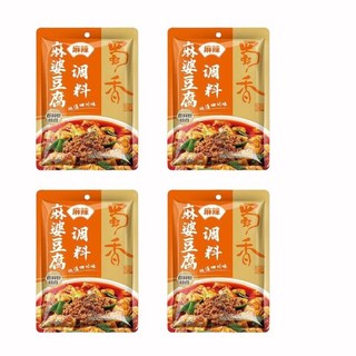 【黃氏商行】麻婆豆腐 蜀香麻婆豆腐醬，道地四川風味，快速料理，家庭必備調味醬料, 51g, 4個