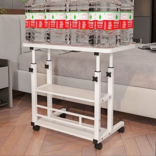 床邊桌 床邊升降邊桌 電腦邊桌 電腦桌 陞降電腦桌 書桌 輪桌 移動式 升降床頭桌床邊桌可移動升降臥室家用宿舍簡易學生桌