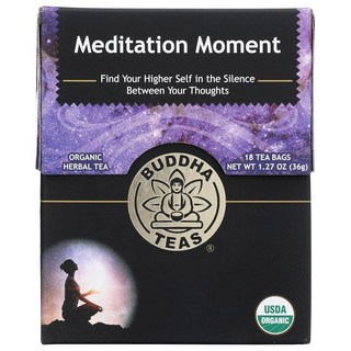 부처님 차 - 유기농 밀크 시슬 허브 클렌징 및 웰빙 촉진 항산화제 미네랄 포함 깨끗한 성분 카페인 프리 OU 코셔 티백 18개(1팩), Unflavored, 18 Count (Pack of 1), 1개, 18개