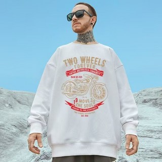 豹開之家 圓領衛衣 男女大學T 情侶裝 寬鬆長袖上衣 M-8XL