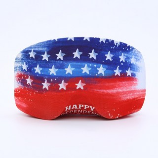 裝備租客 雪鏡保護套 風鏡雪鏡保護罩 滑雪鏡通用防刮布套, 美國節慶, 1個