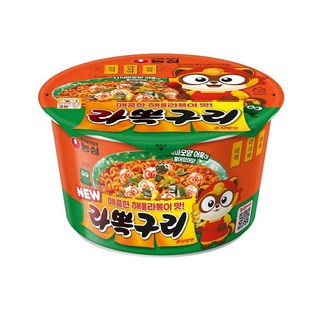 농심 라뽁구리 큰사발면 105g, 5개