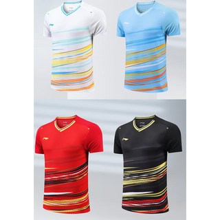 LN 優乃剋 比賽隊服 羽球衣 短袖 羽毛球服 情侶款運動上衣 輕盈透氣 吸濕排汗