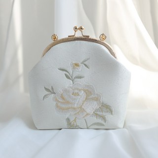 엘블랑꼬 자수 꽃 한복가방 크로스백 혼주가방 혼주백 클러치