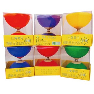 頂鶴 E1035 比賽專用 定軸 扯鈴 (附贈奈米水線扯棒組) 安全耐用, 藍, 1個