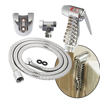 변시샤워기 미니건 티벨브 메탈호스 타공형 세트+0001ea cho*9631hX, 1개, 본상품