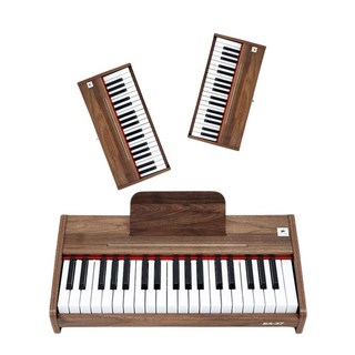 YOGEMDI 25鍵 實木電子琴 兒童入門鋼琴, 25鍵棕色, 1個
