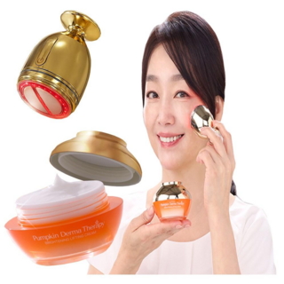 [MJ_STORY] 동국 펌킨 더마 테라피 브라이트닝 리프팅 크림+부스터 동국 호박 더블테라피 4가지를 기미 주름 탄력 미백, 2개, 50ml