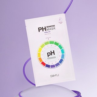 SAM'U PH Sensitive Mask 膠原蛋白緊緻面膜 盒/5片 深層滋養 緊緻彈潤, 1個